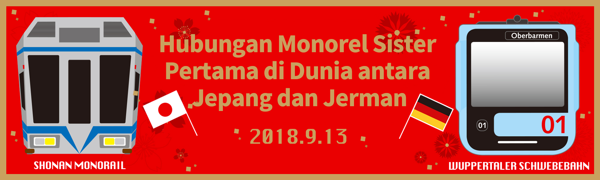 Hubungan Monorel Sister Pertama di Dunia antara Jepang dan Jerman telah terjalin!